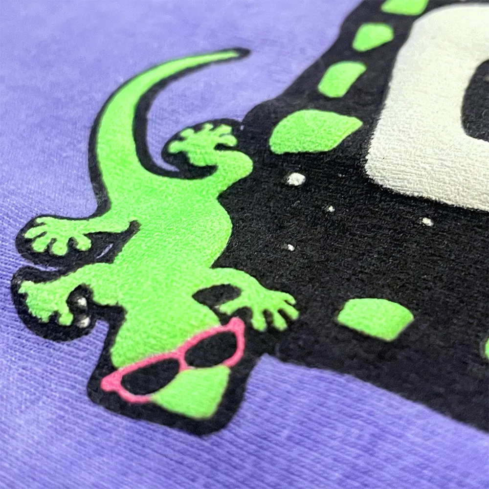1989 Gecko Beach Patrol - Purple to Pink Hyper Tee