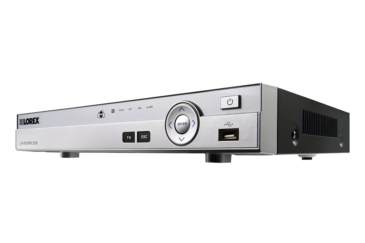 2K HD (2 x 1080p) MPX Security DVR - 8 Channel, 2TB Hard Drive, Works with Older BNC Analog Cameras, CVI, TVI, AHD