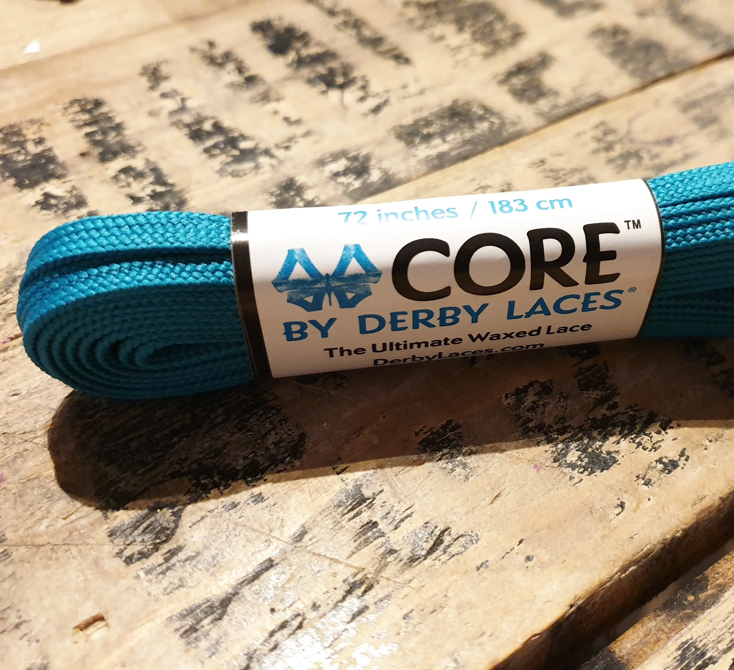 84''/213cm SOLID COLOUR Waxed Derby Laces