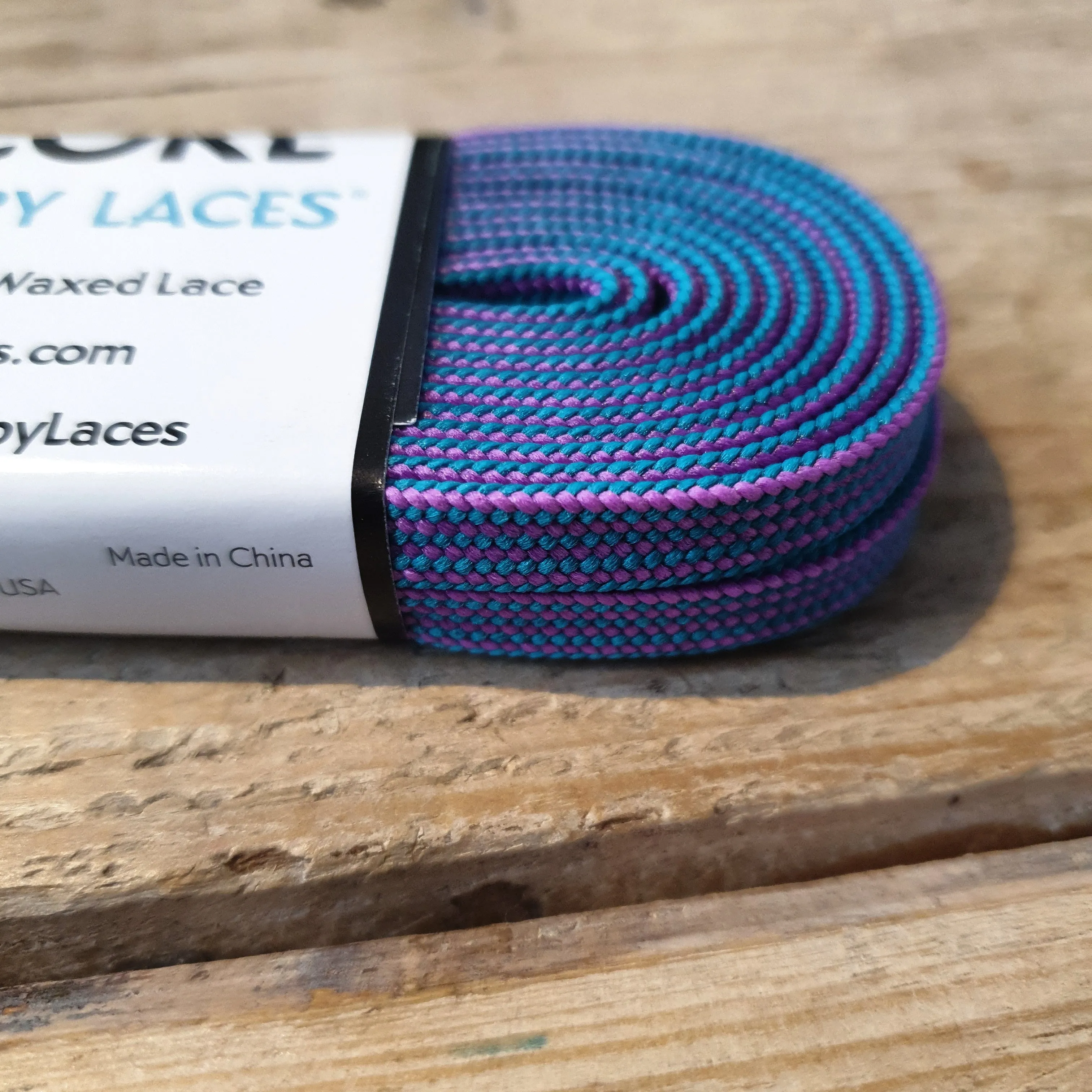 84''/213cm SOLID COLOUR Waxed Derby Laces