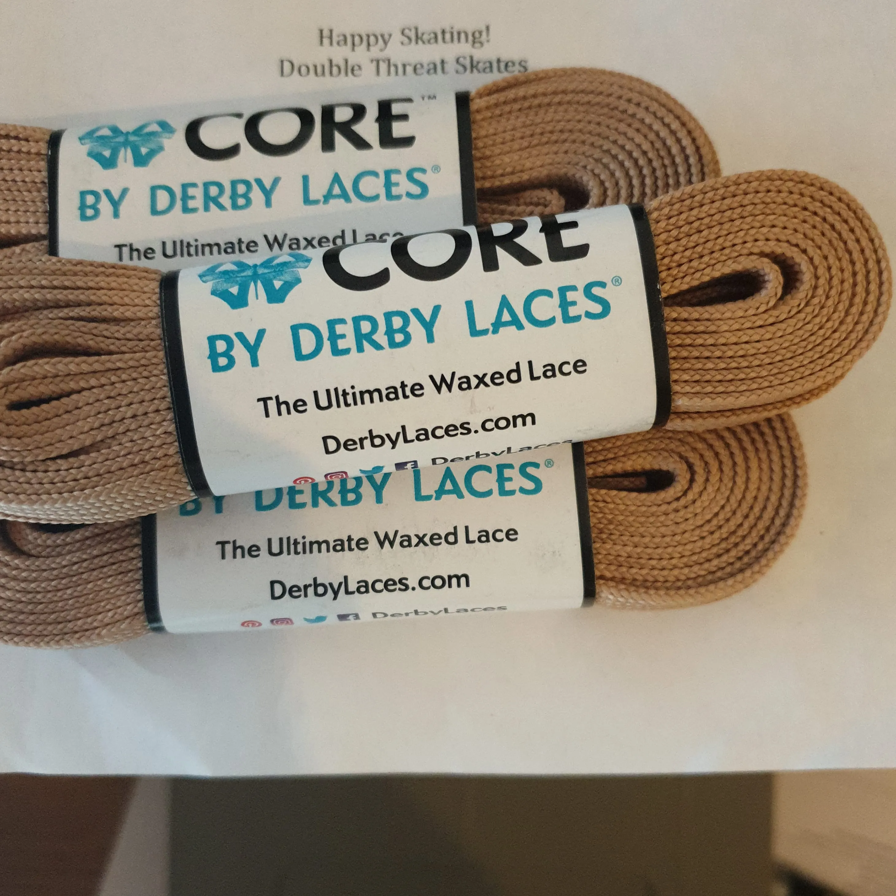 84''/213cm SOLID COLOUR Waxed Derby Laces