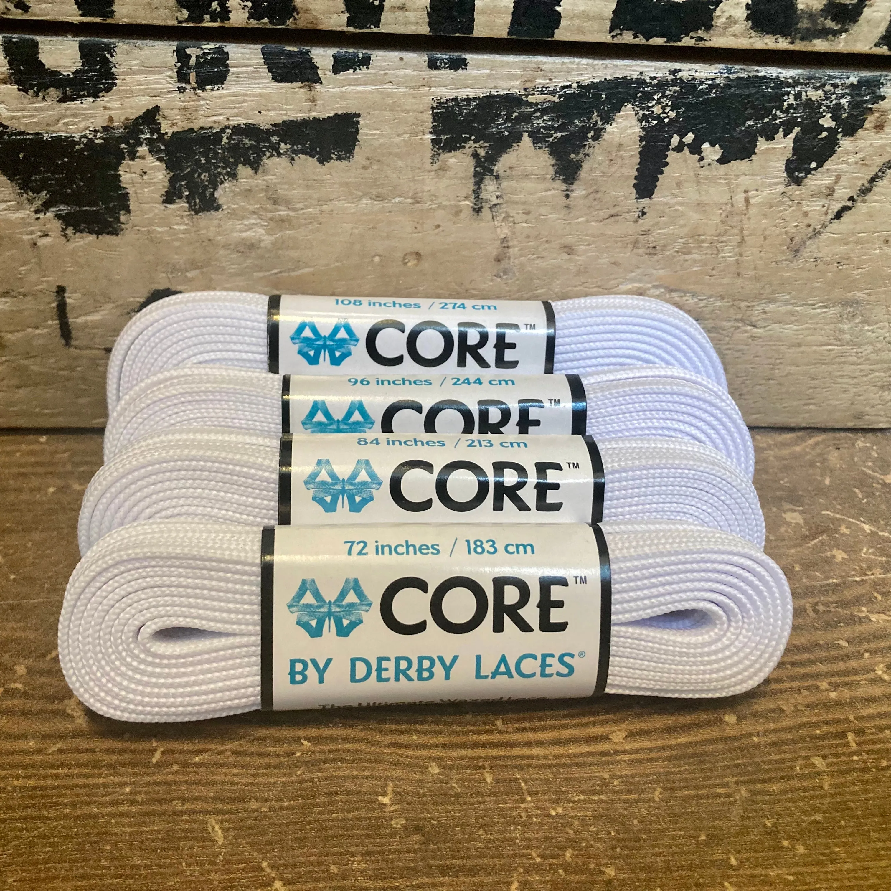 84''/213cm SOLID COLOUR Waxed Derby Laces