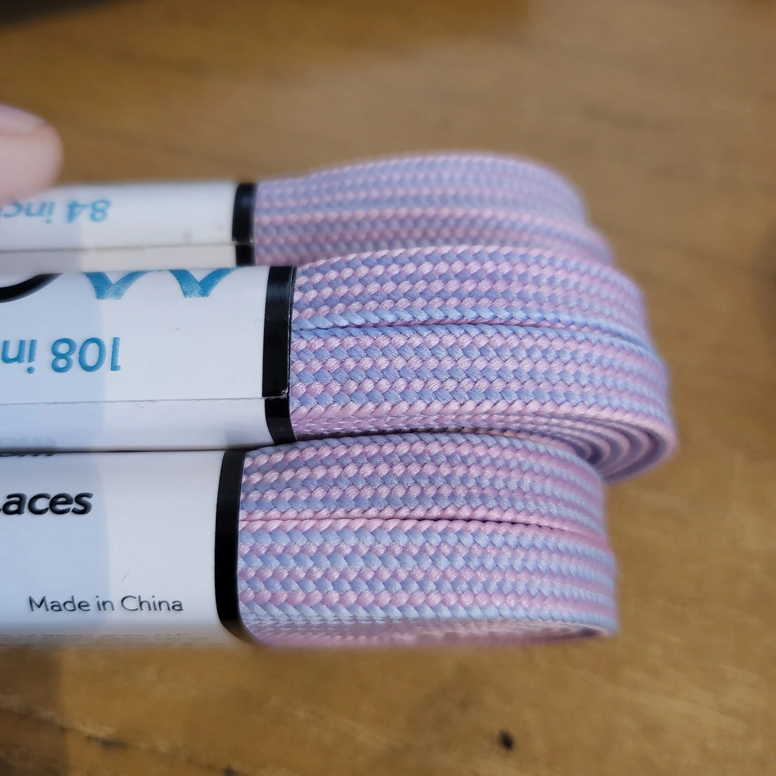 84''/213cm SOLID COLOUR Waxed Derby Laces