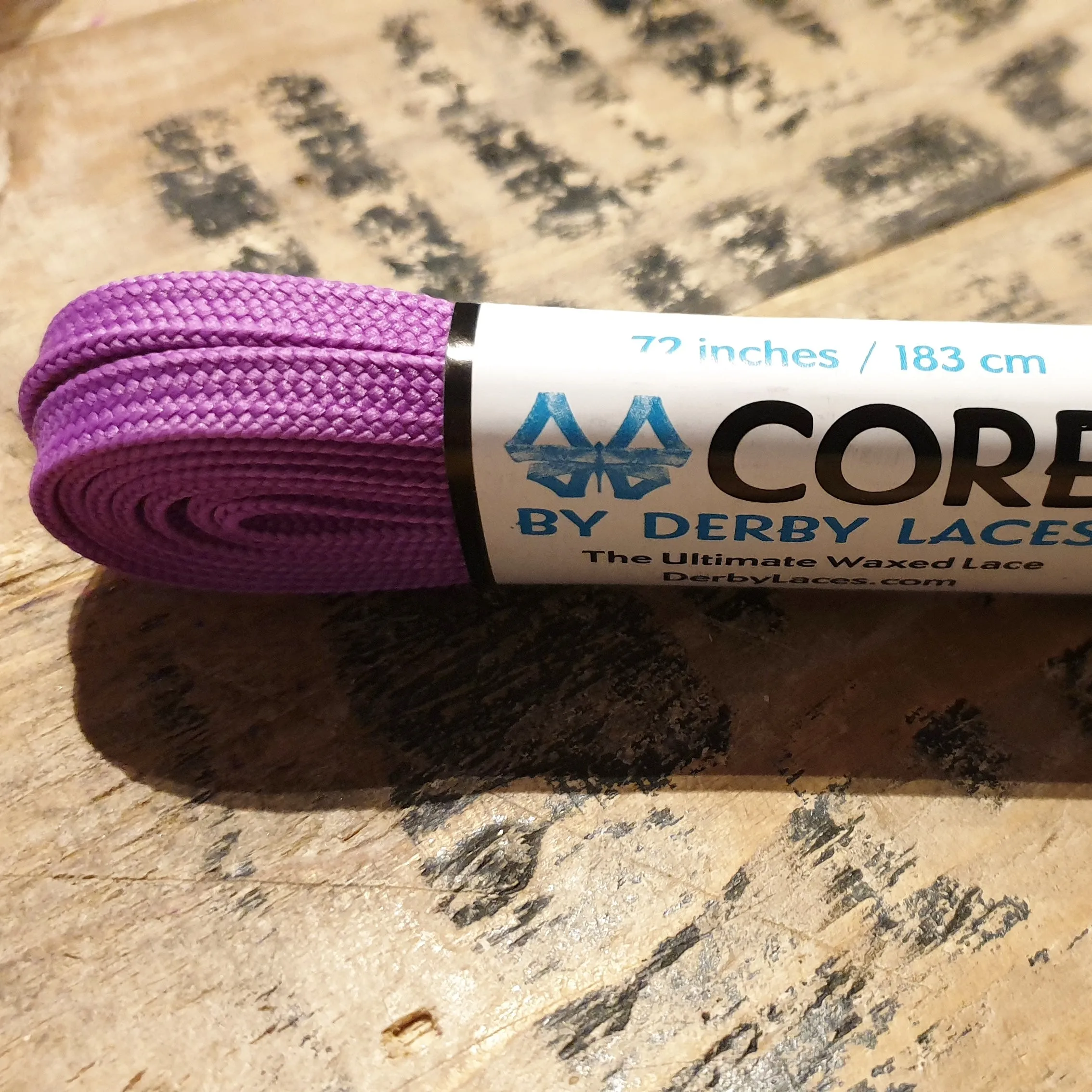 84''/213cm STYLE PATTERNED Waxed Derby Laces