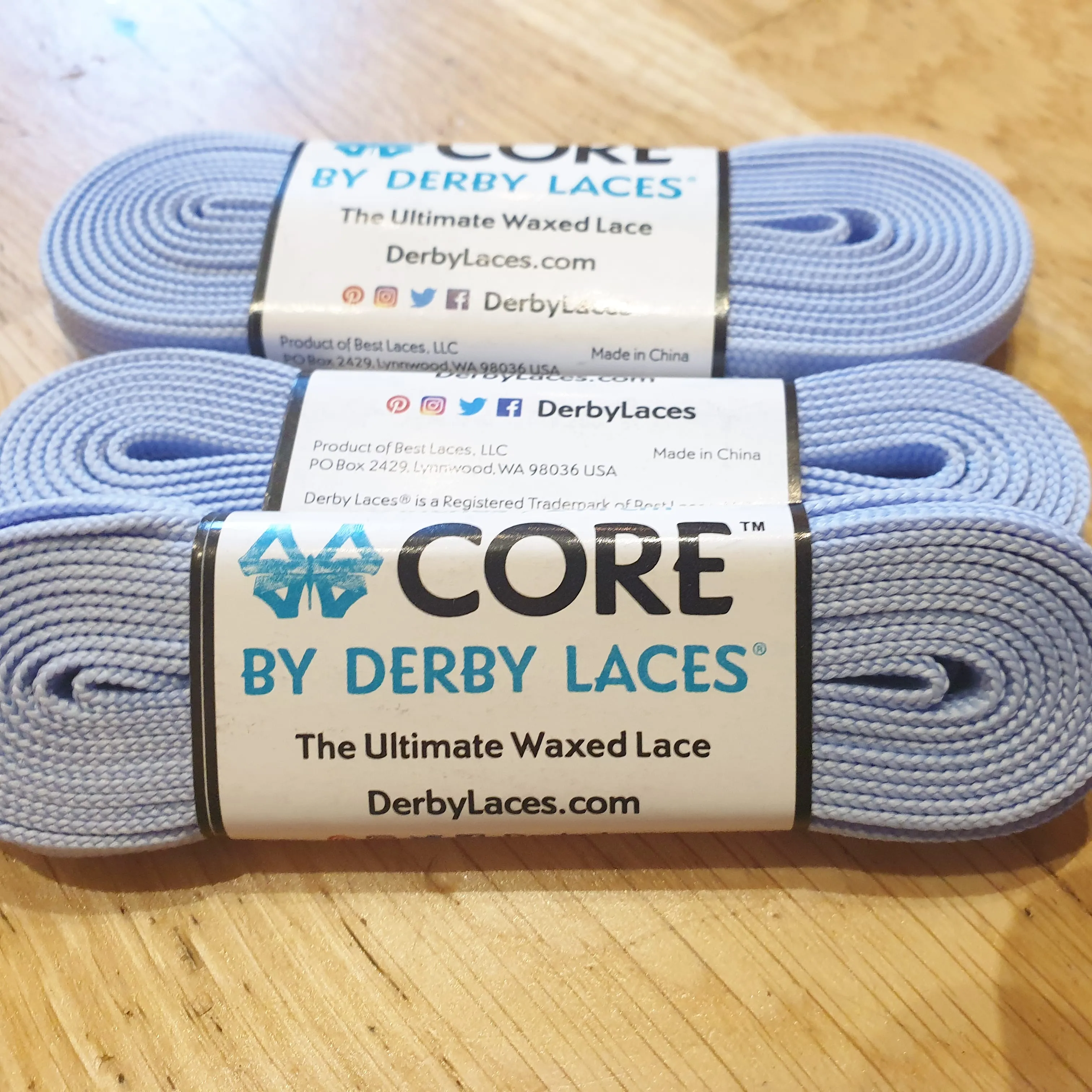 84''/213cm STYLE PATTERNED Waxed Derby Laces
