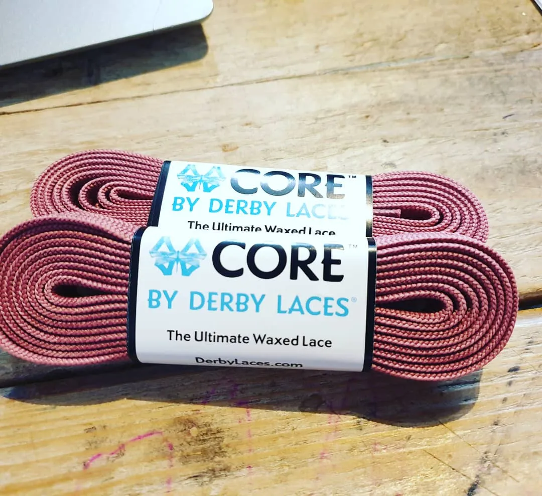 84''/213cm STYLE PATTERNED Waxed Derby Laces