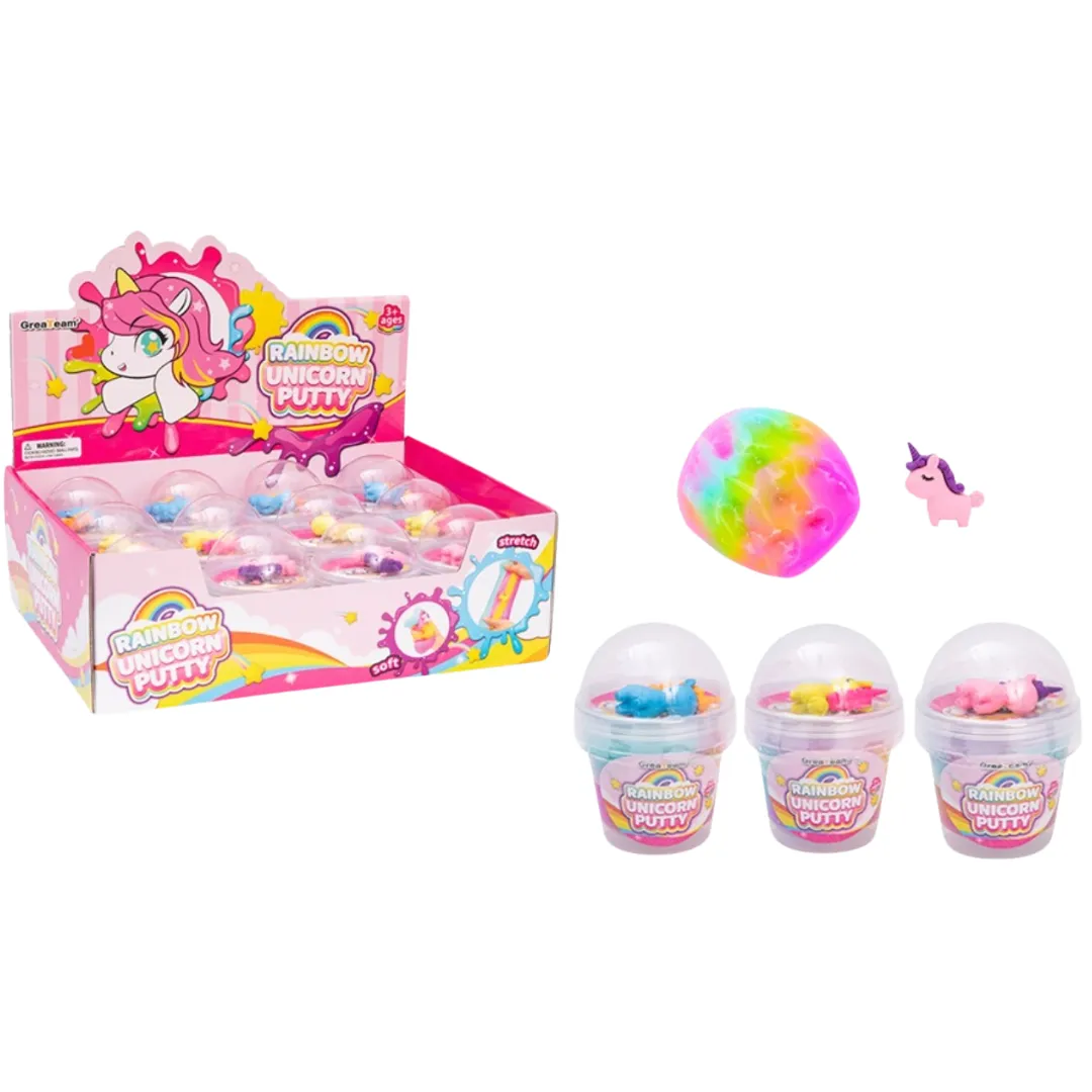 Animal Fluffy Sensory Slime With Charm