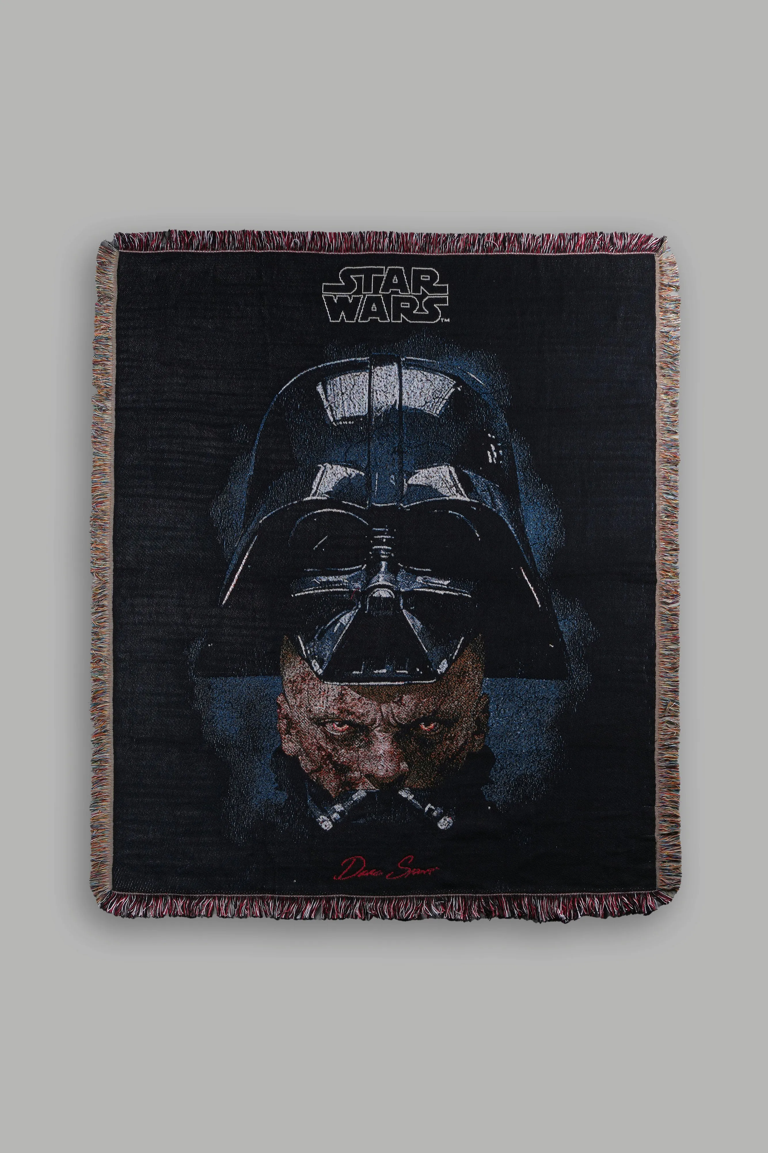 Ashes Of The Dark Tapestry Blanket in Black