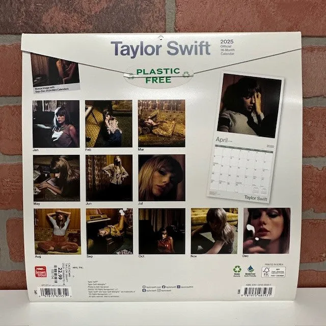 Calendar - Taylor Swift 2025