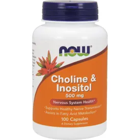 Choline & Inositol 500 mg 100 caps by NOW