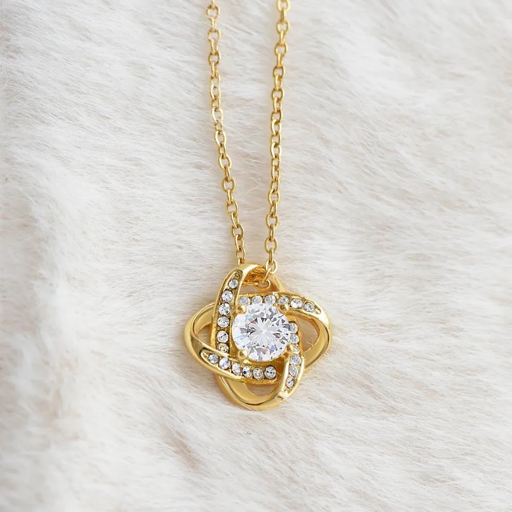 Christmas Gift for Wife, Gift That Keeps on Giving, Love Knot Wife Necklace