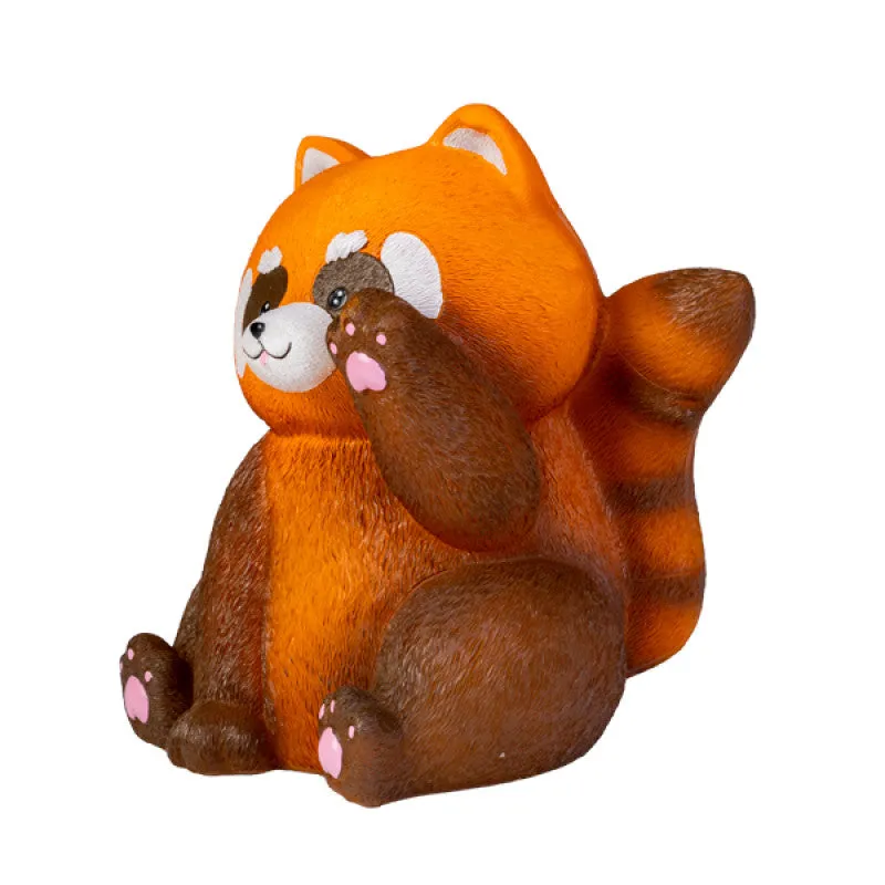 Cute Red Panda Lamp Calming Bedroom Light