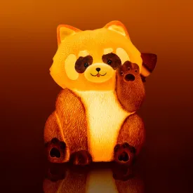 Cute Red Panda Lamp Calming Bedroom Light