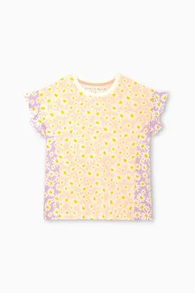 Floral Drop Shoulder Tee