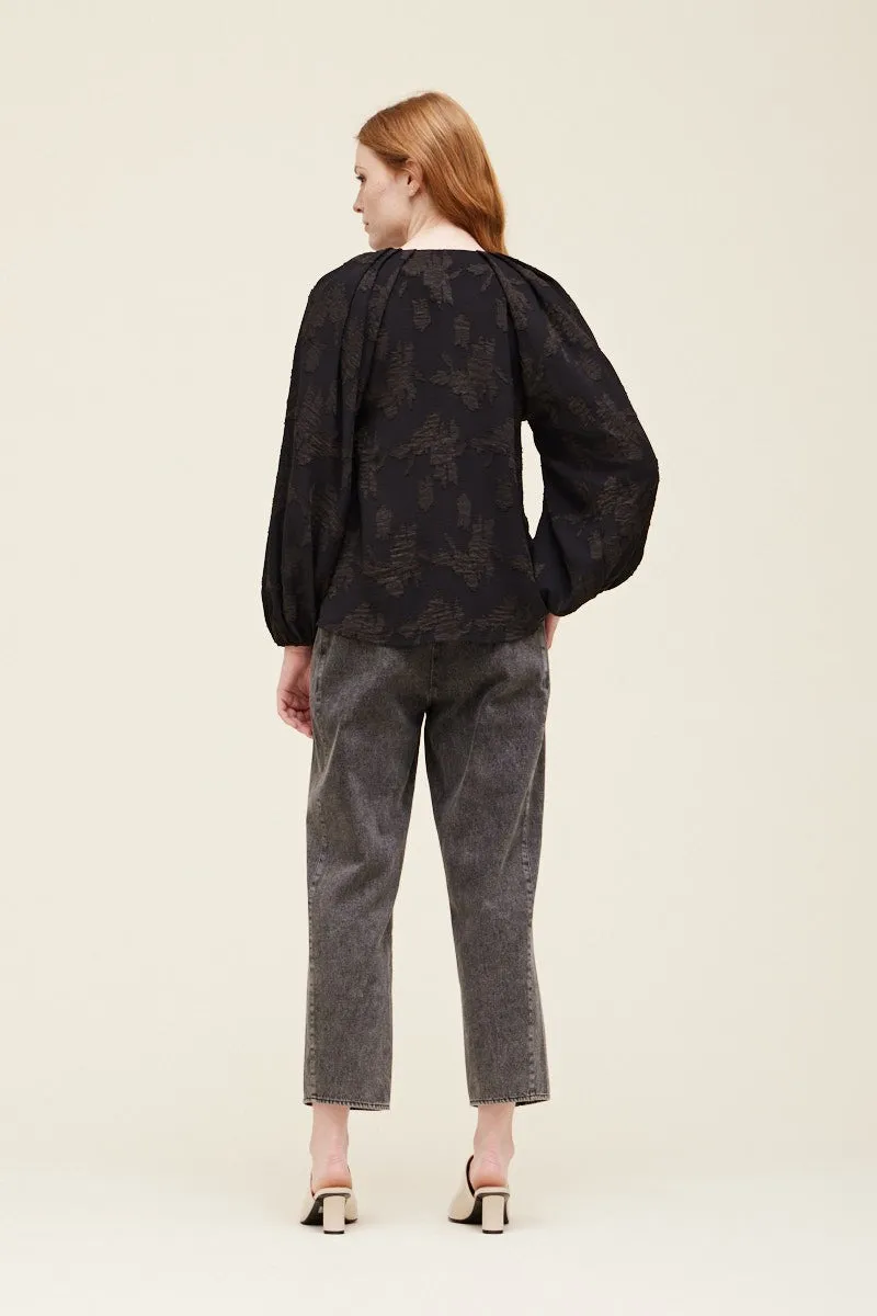 Gorgeous Jacquard Print Blouse