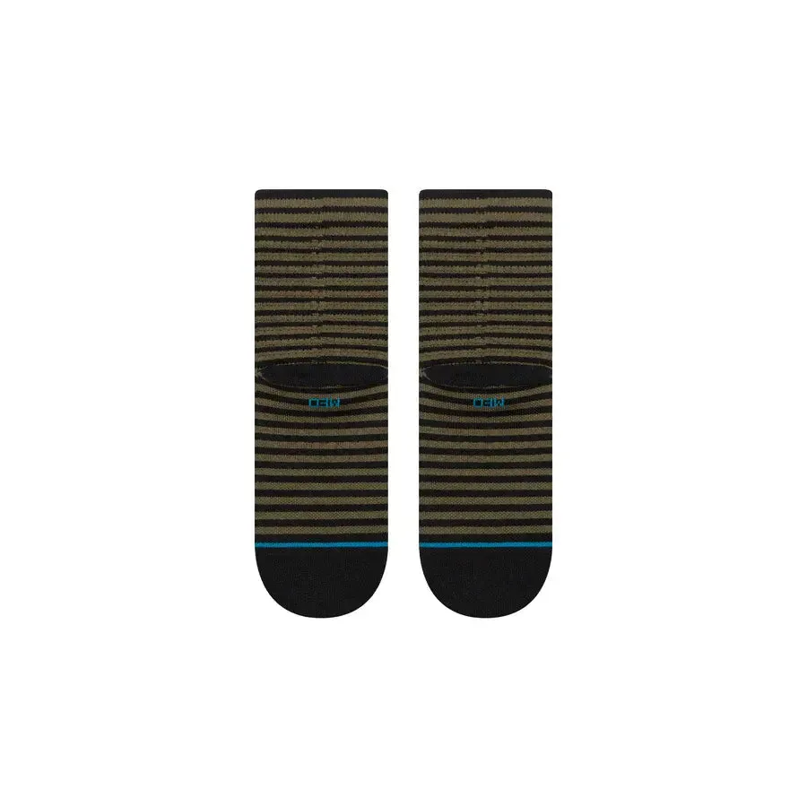 Instance Mens Army Green Gregor Quarter Socks