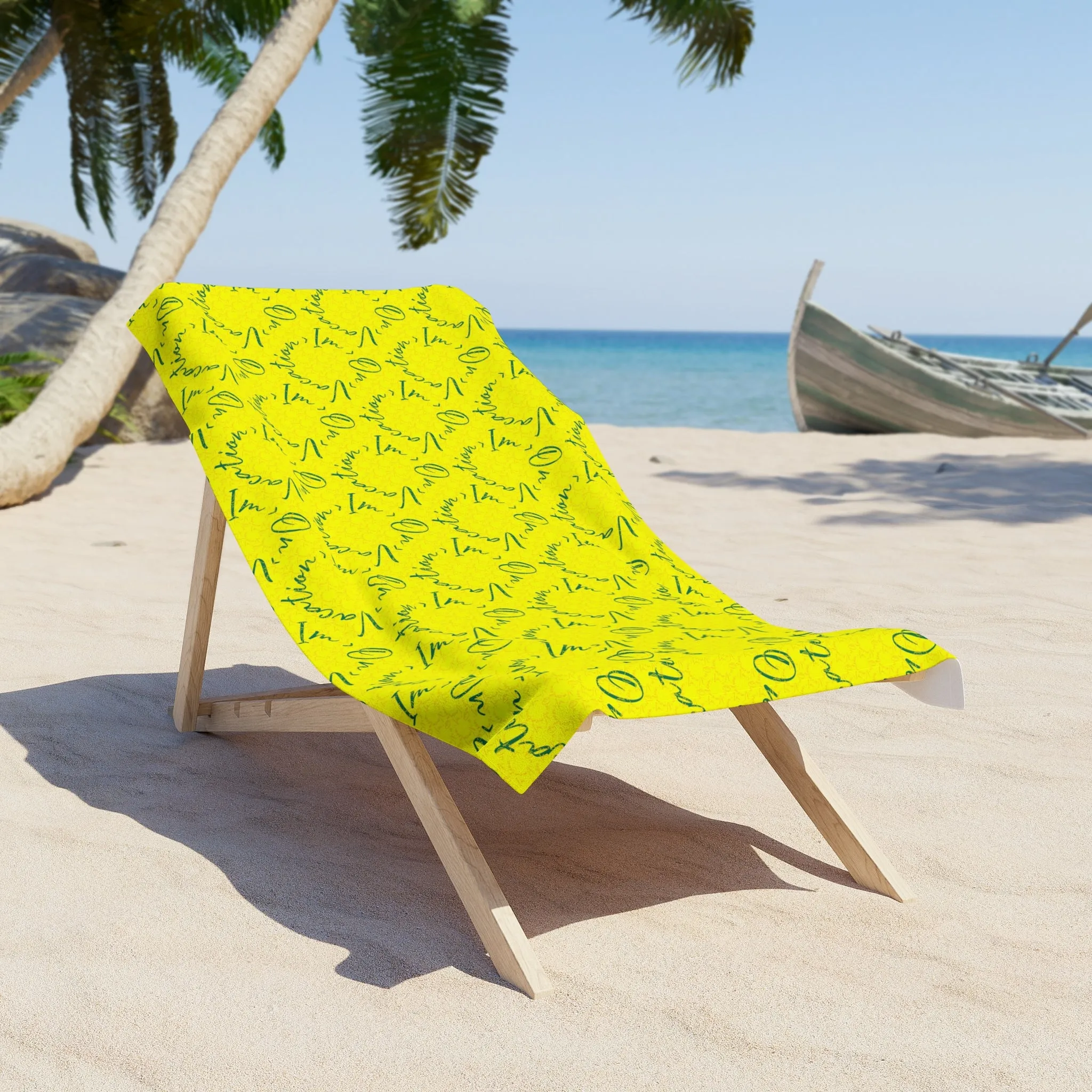 I.O.V-Royalty Yellow Beach Towel