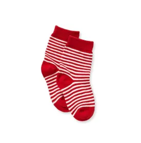 Marquise Red Stripe 2 Pairs Socks