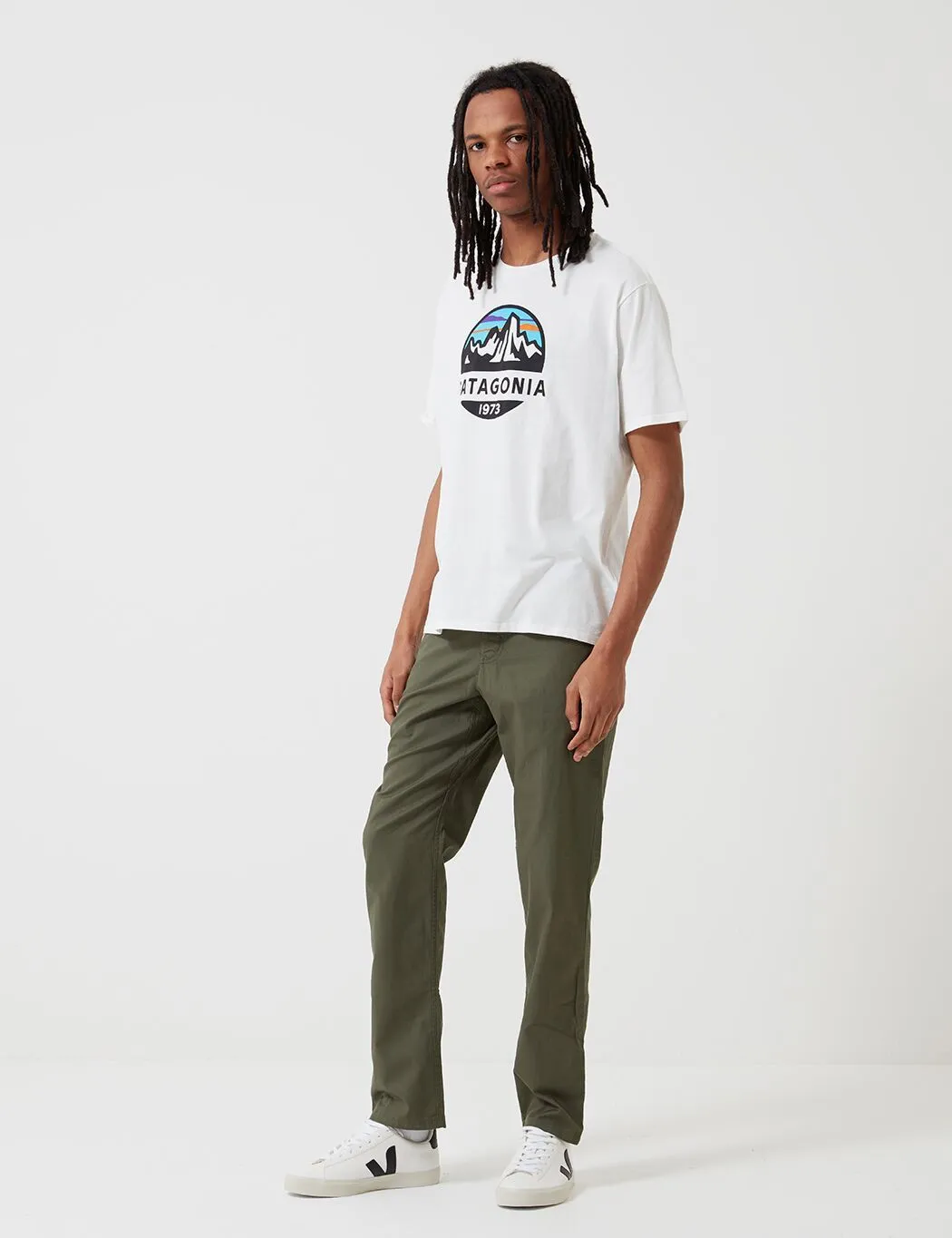 Patagonia Fitz Roy Scope Organic T-­Shirt - White