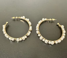 Pearl Hoops