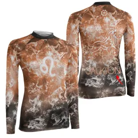Personalized Zodiac Leo Women's Long Sleeve Rash Guard