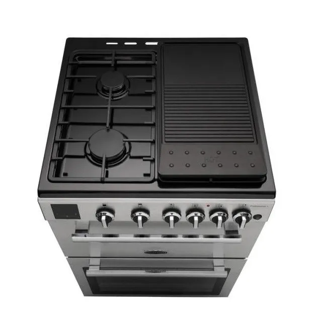 Rangemaster Professional 60  Black Gas Double Oven Cooker 60cm