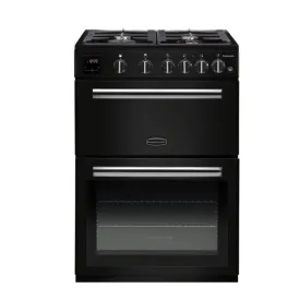 Rangemaster Professional 60  Black Gas Double Oven Cooker 60cm