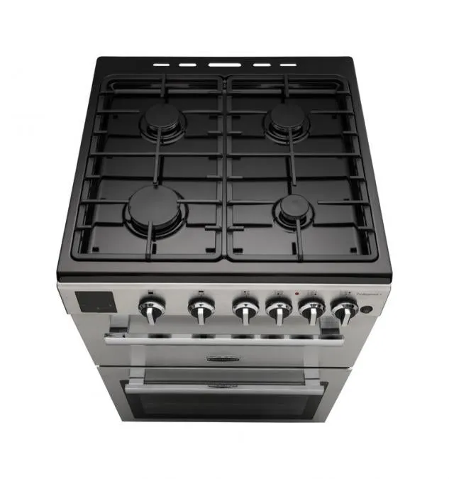 Rangemaster Professional 60  Black Gas Double Oven Cooker 60cm