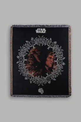 Rise To Darkness Tapestry Blanket in Black