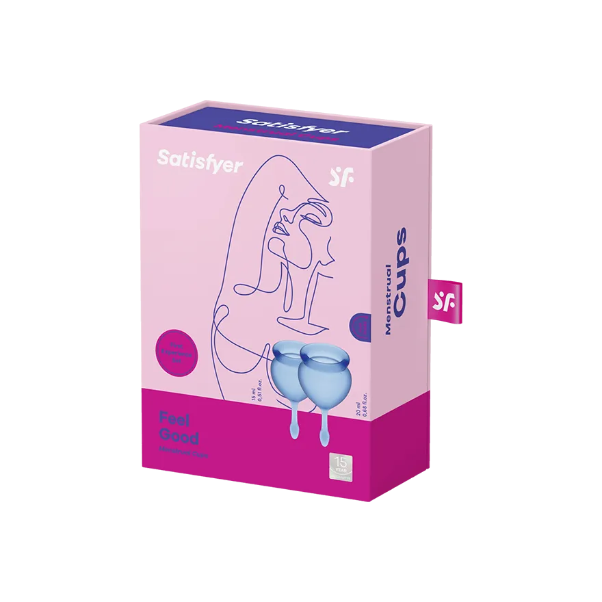 Satisfyer FEEL GOOD Silicone Menstrual Cups (2 pack)