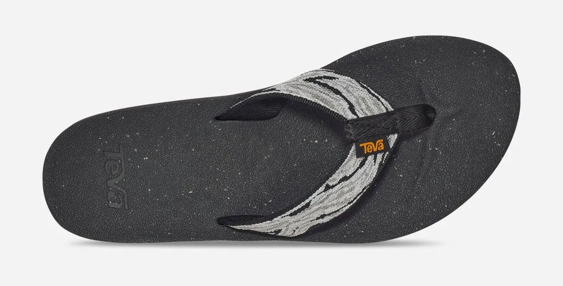 Teva Womens Reflip Waves Black White