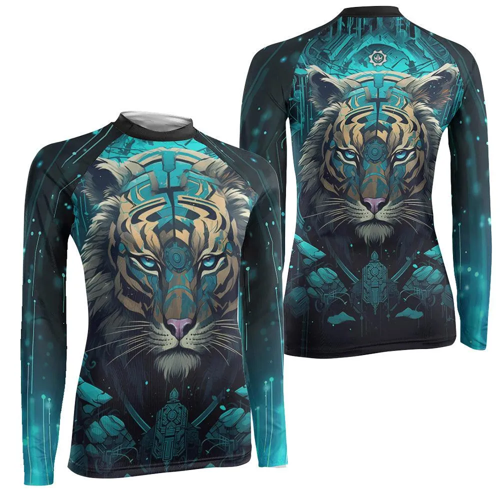 Tiger Light Women's Long Sleeve Rash Guard