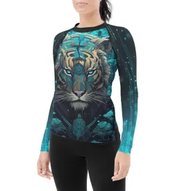 Tiger Light Women's Long Sleeve Rash Guard