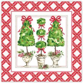 Traditional Pine Topiaries Square Placemats