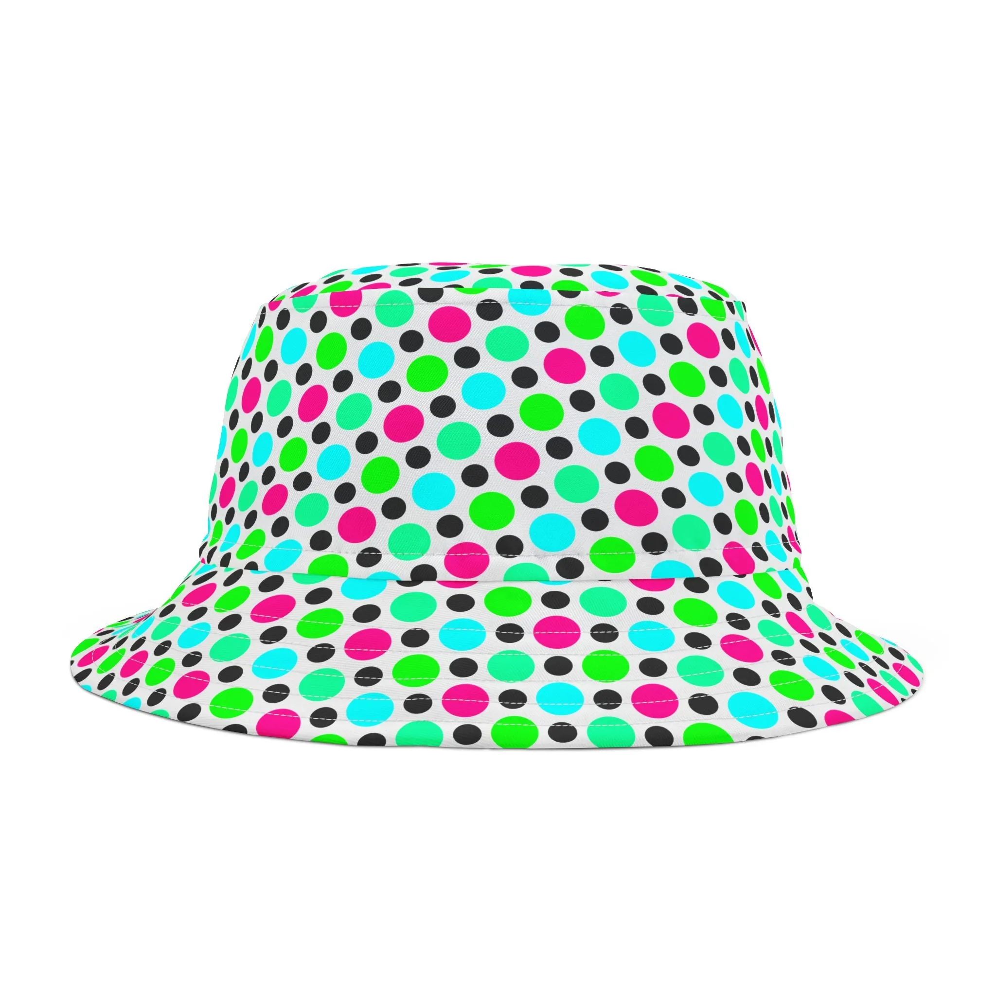 Tropical Circle Pattern v2Bucket Hat (AOP)